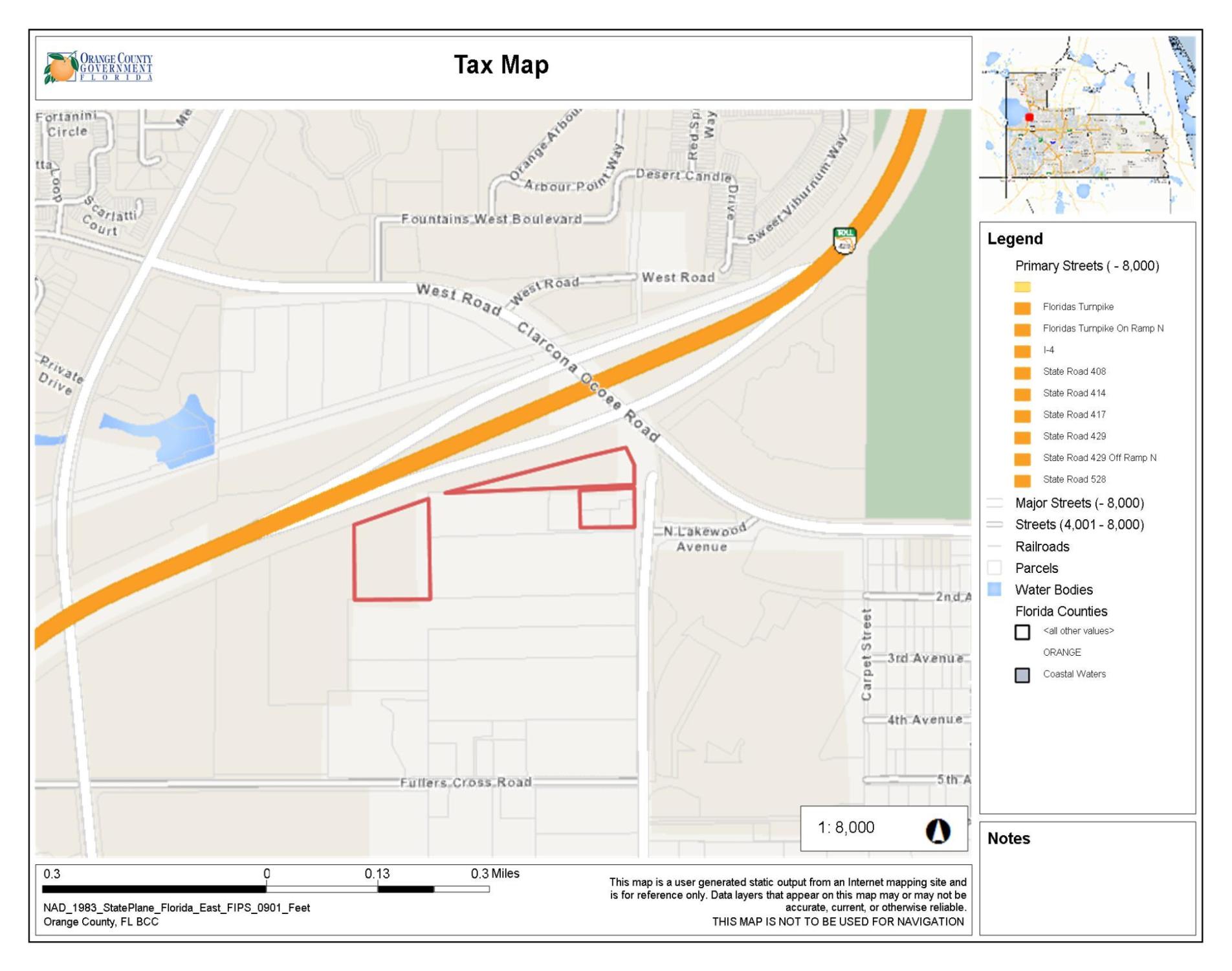 REDUCED PRICE -  Ocoee SR 429 Interchange
