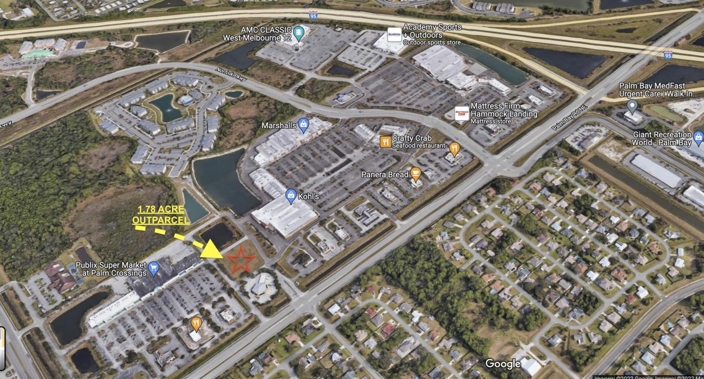 1.78 Acres Outparcel on Palm Bay Road