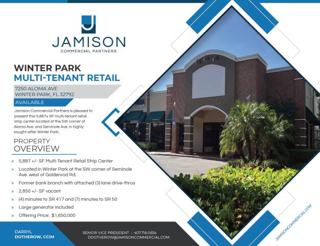 Retail Strip Center for Sale