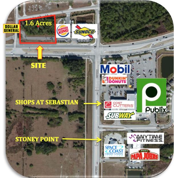 1.6 Acres on CR 512 Sebastian Vacant Land