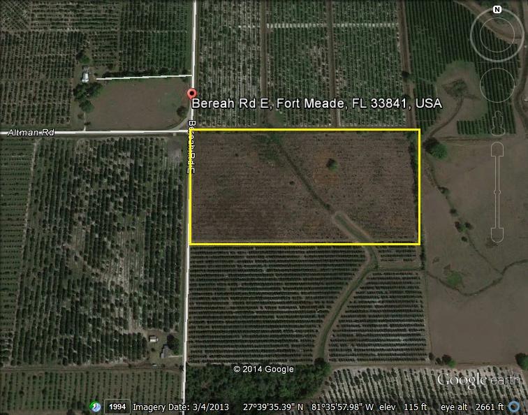 20± Acres of Vacant Farmland