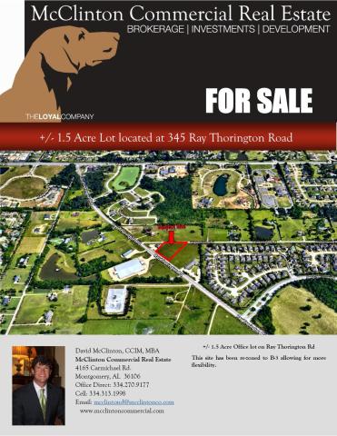 1.47 acres - 345 Ray Thorington Rd