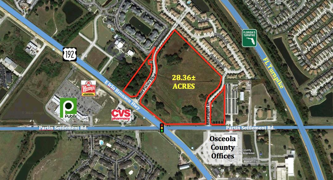 28+ Acres Commercial Land US 192 Kissimmee