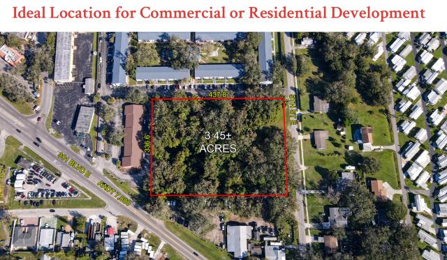 3.45 ac Commercial, Res or MF Dev Bradenton