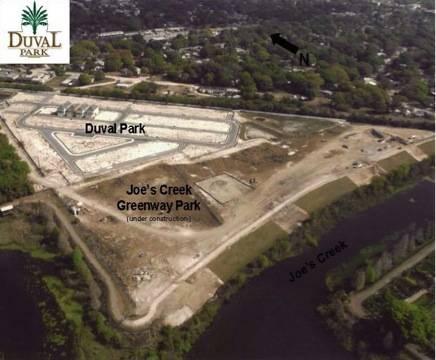 84 Platted finished lots  Duval Park