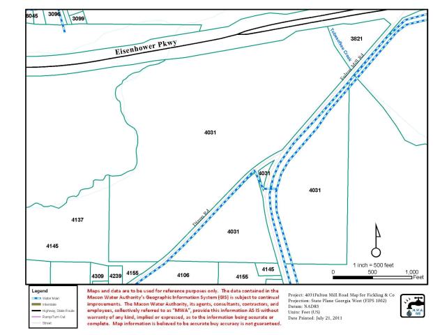 Eisenhower Pkwy (Hwy 80) & Fulton Mill Rd