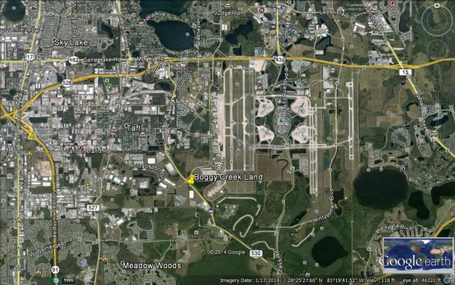 Boggy Creek and Tradeport