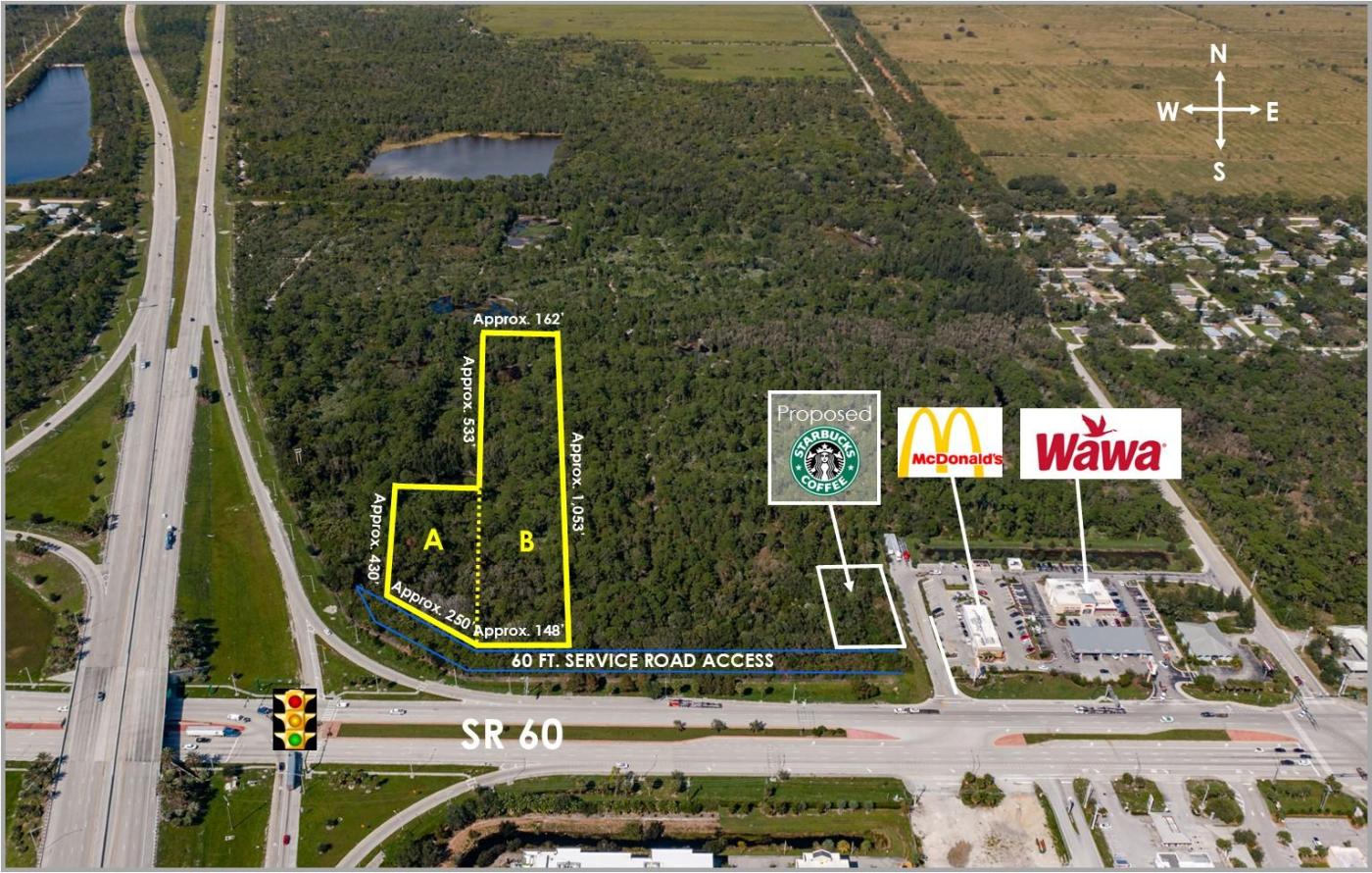 2.19-6.84 AC. AT I-95/SR 60 Prime Commercial