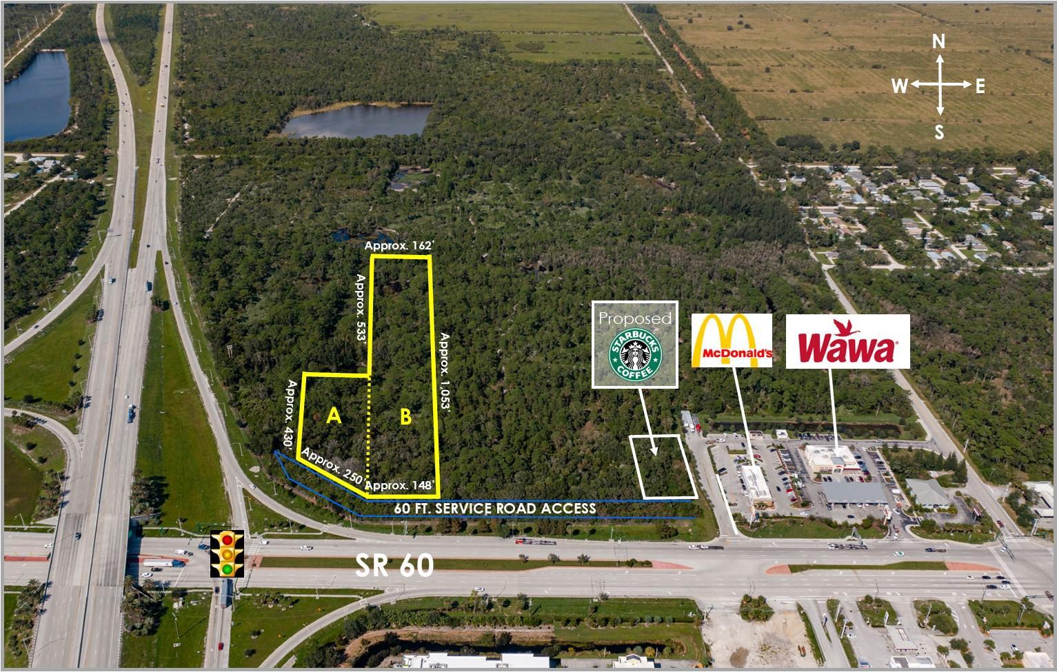 2.19-6.84 AC. AT I-95/SR 60 Prime Commercial