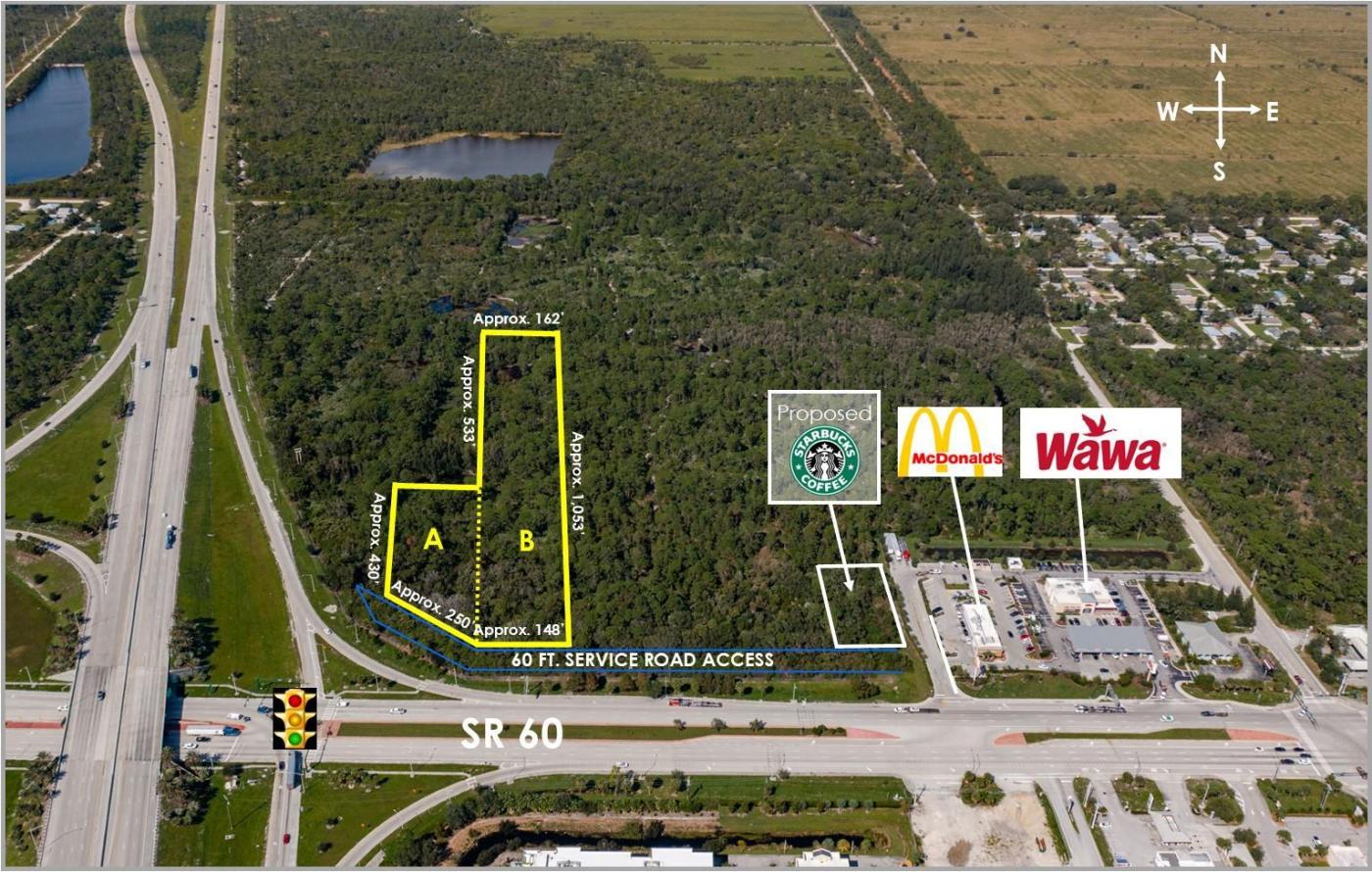 2.19-6.84 AC. AT I-95/SR 60 Prime Commercial