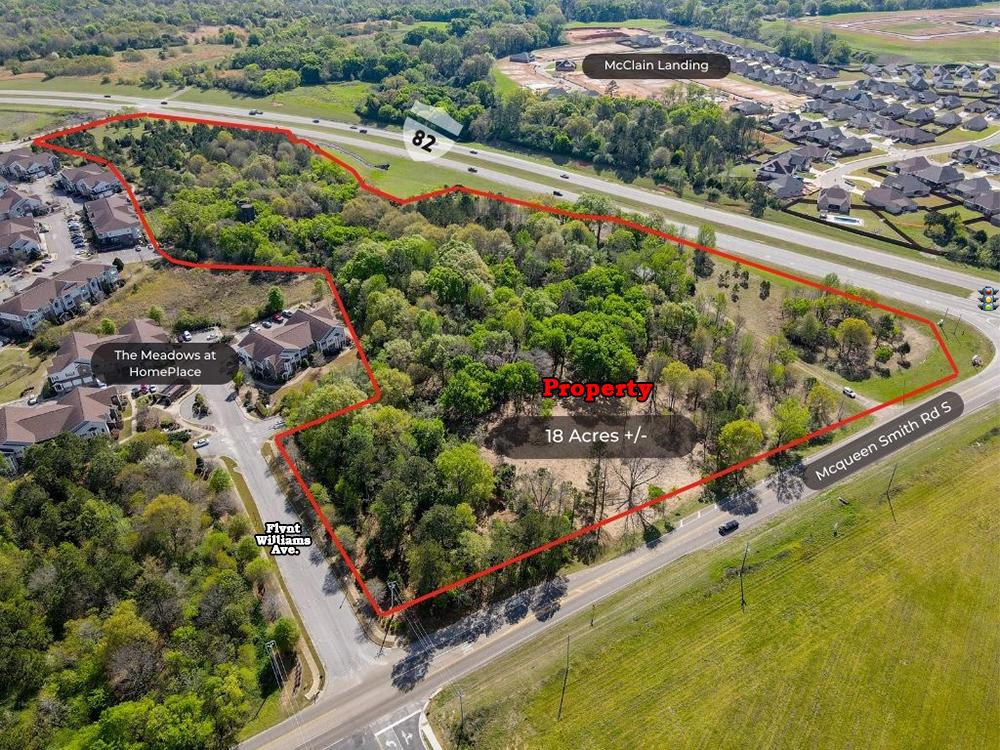 18.34 Acres - McQueen Smith Rd & U.S. Hwy 82