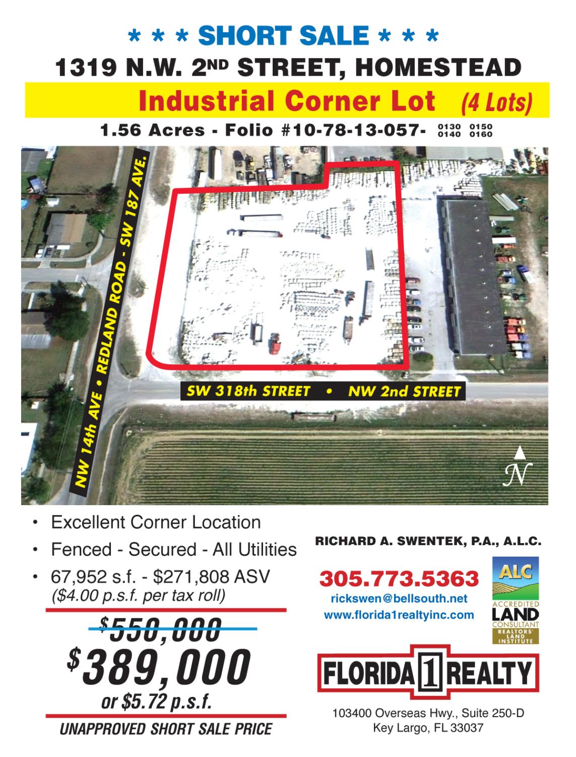 Heavy Industrial Corner Homestead