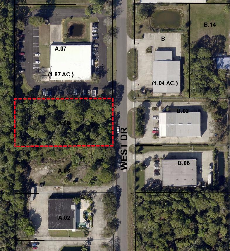 Industrial Vacant Land Between Ellis and Dow