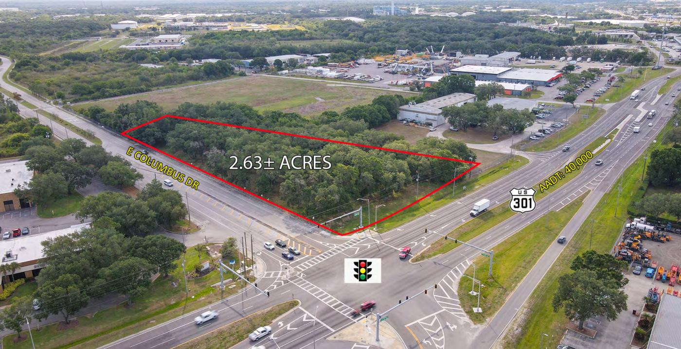 2.63 ac Comm Corner US 301 & Columbus Dr. TPA