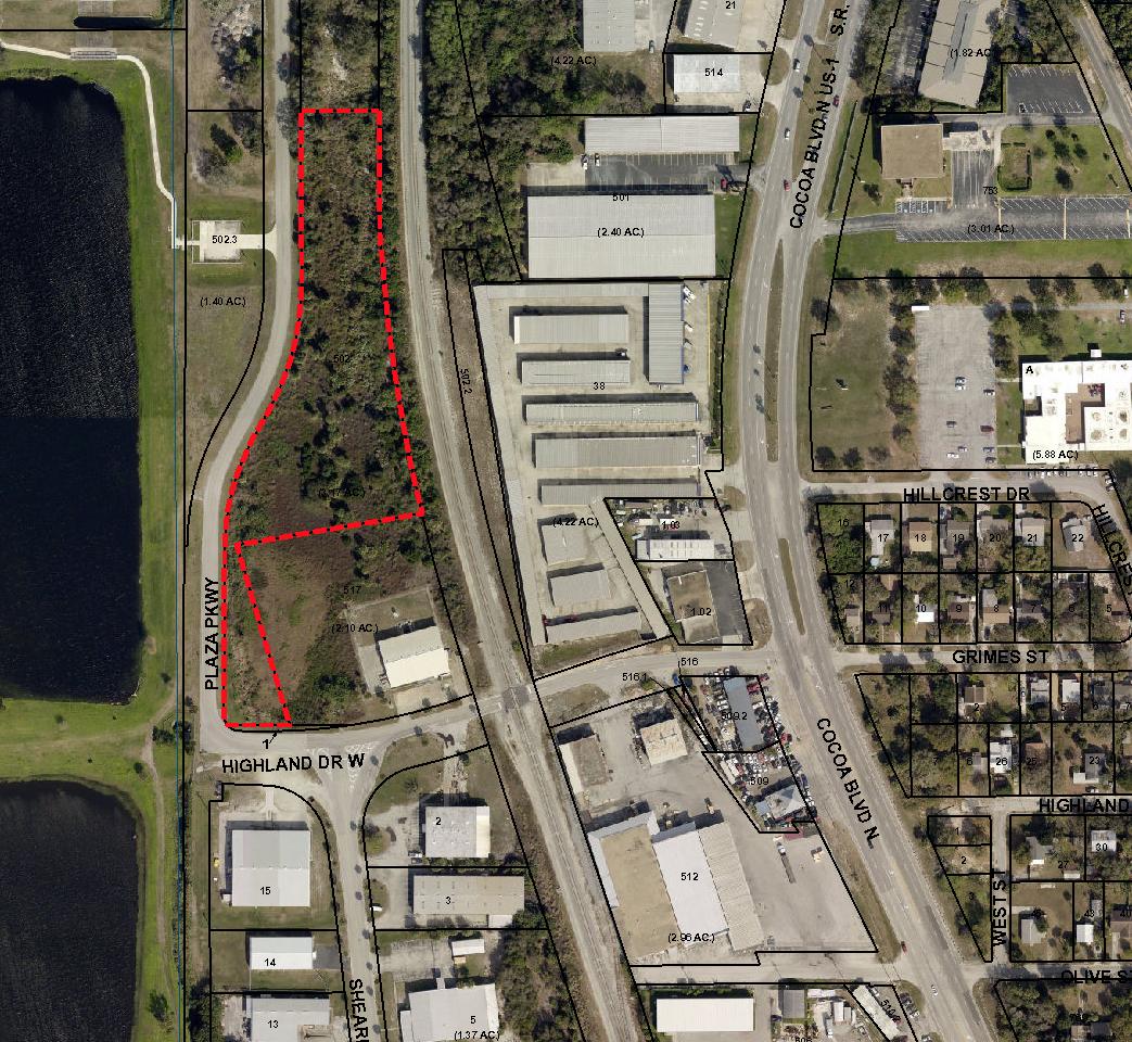 Industrial Land Highland Dr. at Plaza Pkwy