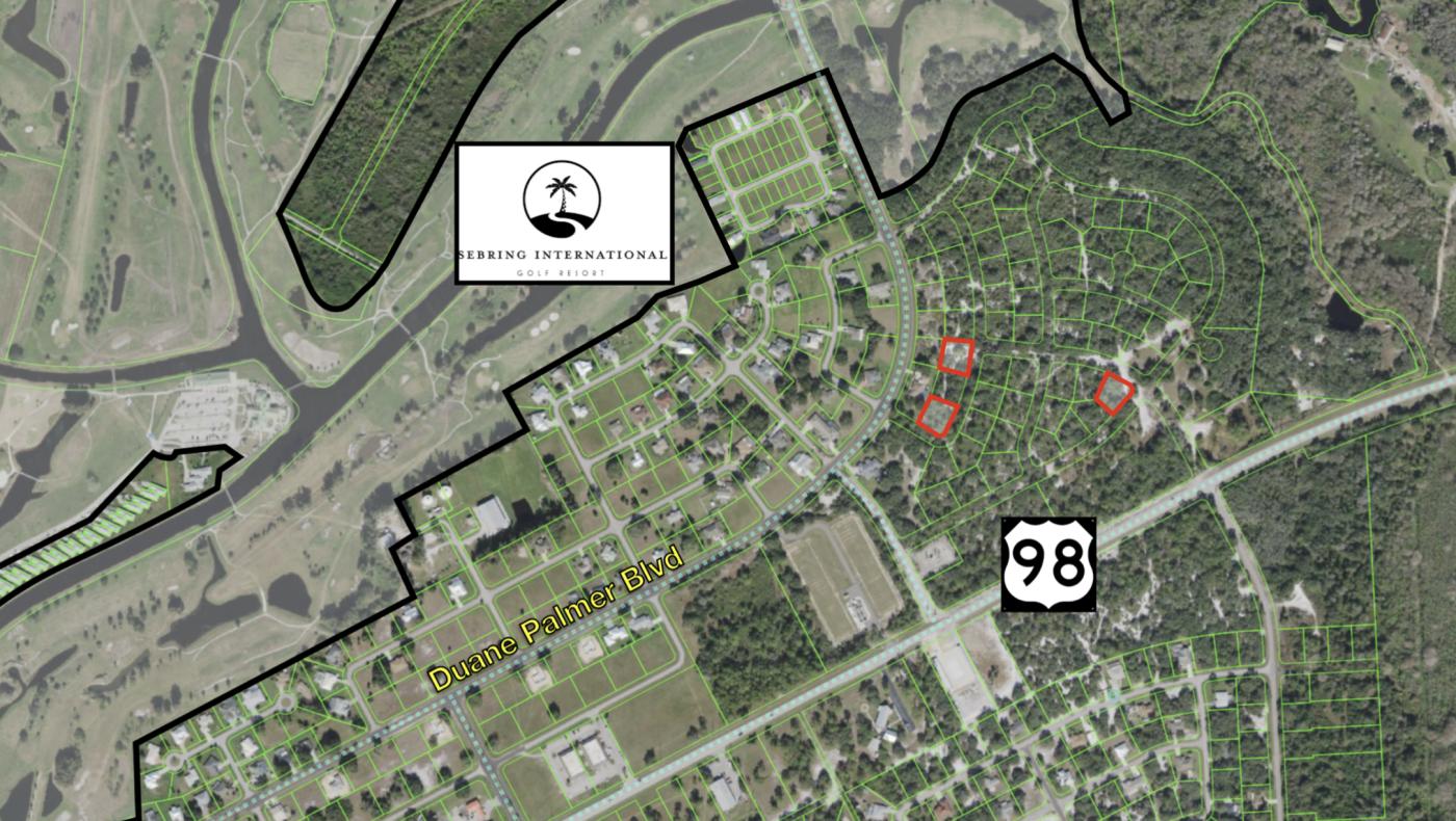 3 lots Minutes from Sebring Raceway, Airport