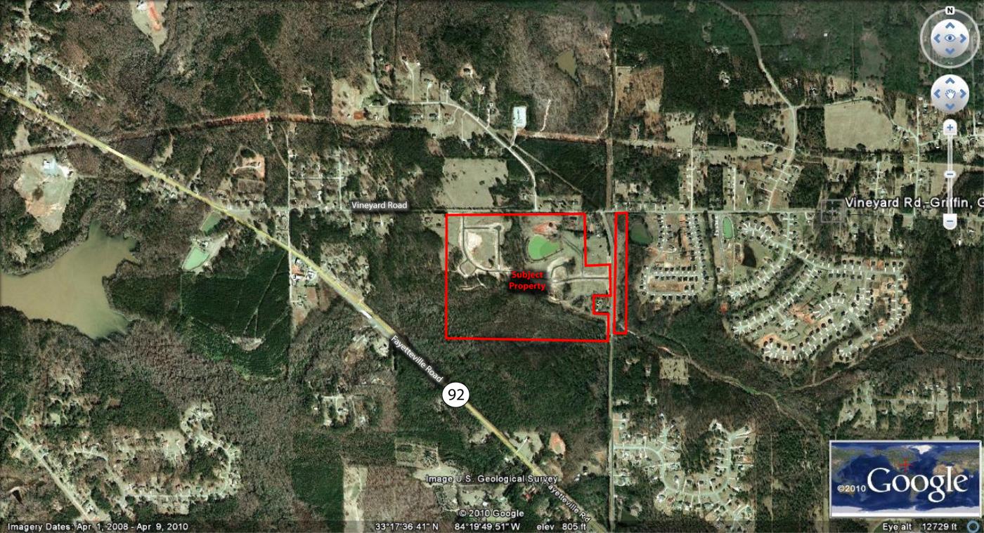 82 Lots in Vineyard Park Subdivision, Griffin