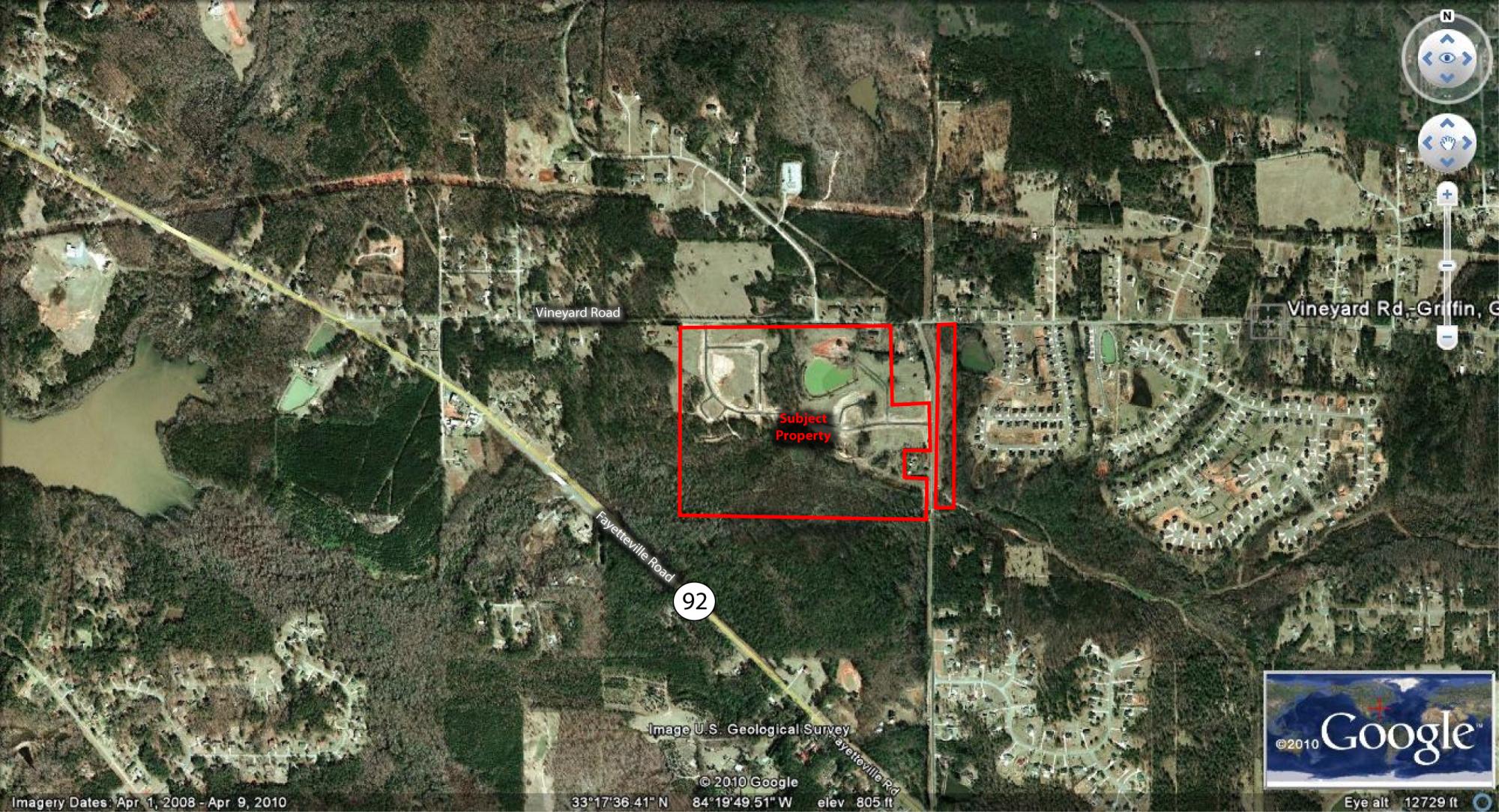 82 Lots in Vineyard Park Subdivision, Griffin