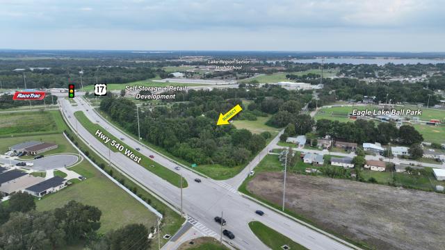 Hwy 540 W and Cooley Rd Development Corner