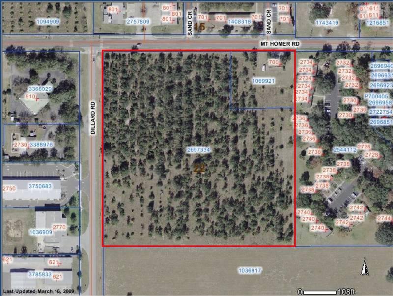 9+ Acres SE Corner of Mt Homer & Dillard Rd