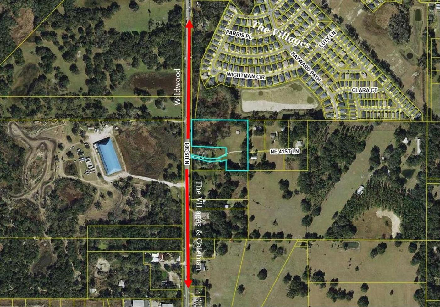 Wildwood-Coleman Land on US 301
