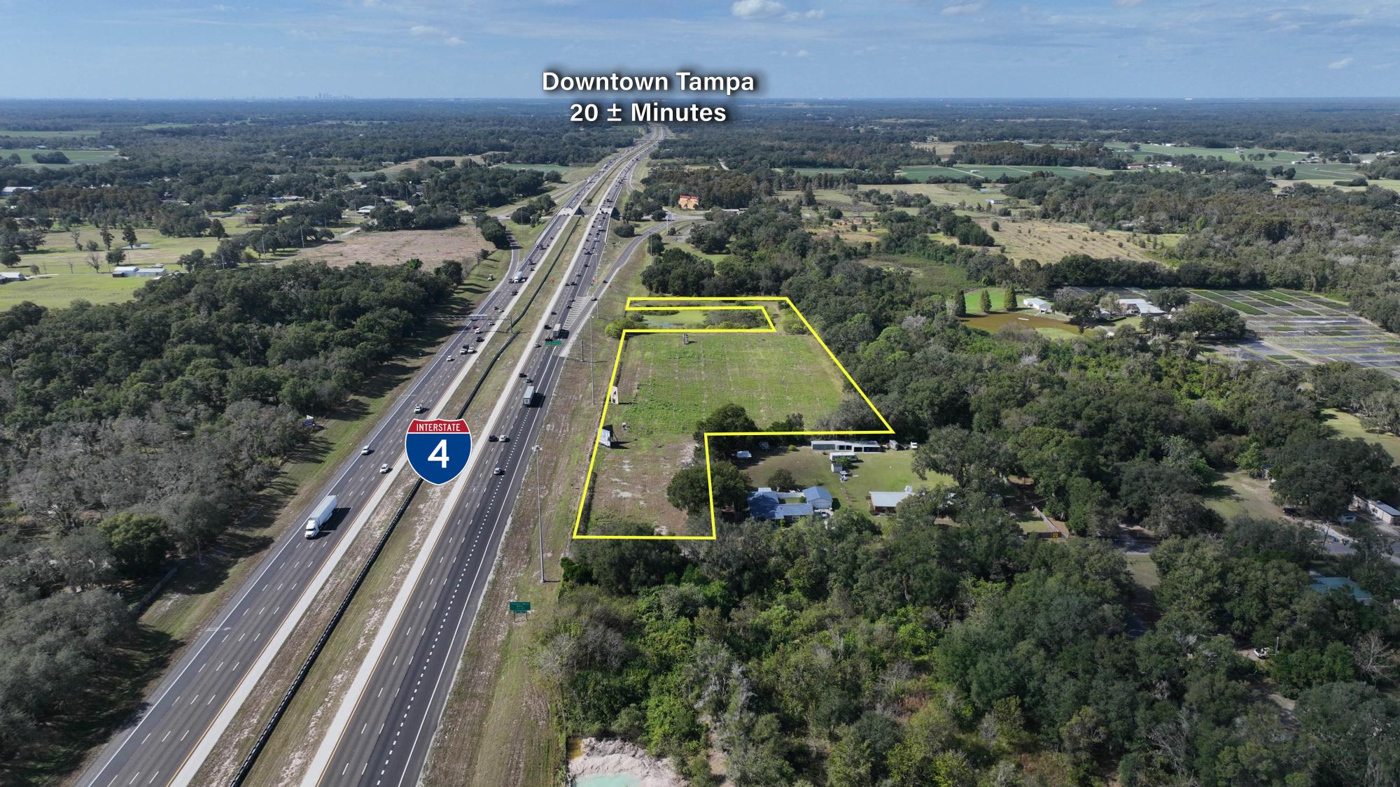 Hillsborough Acreage With I-4 Frontage