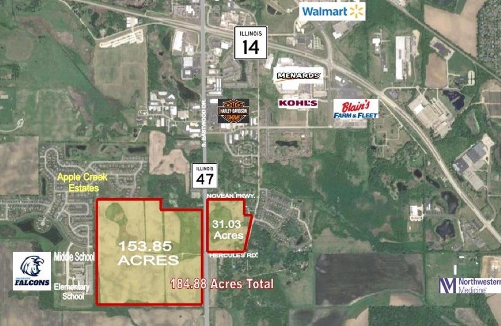 184.88 Acres Development Land