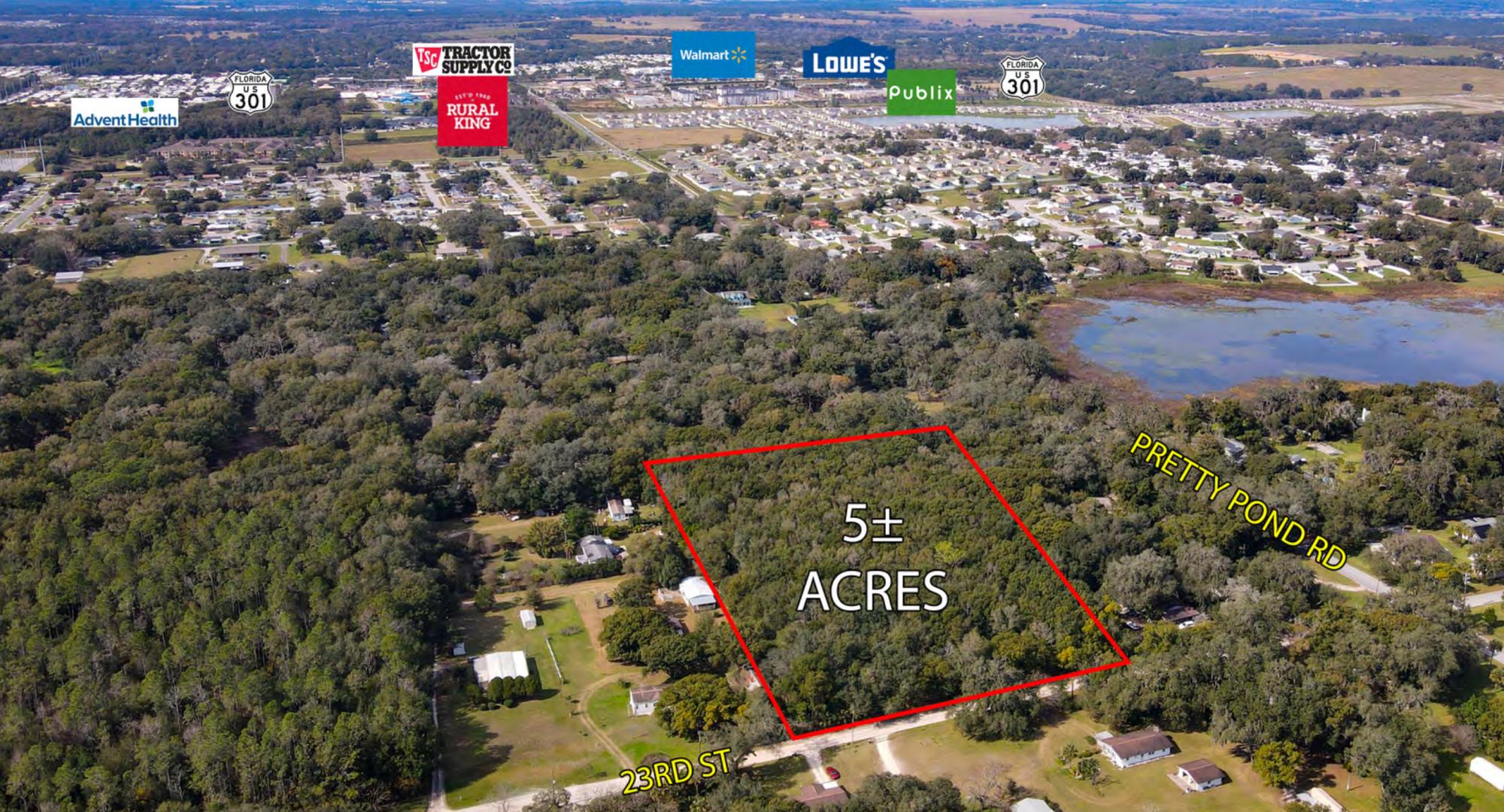 Build Your Dream Home on 5 ac in Zephyrhills