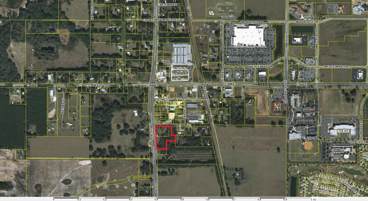 2.84 acres on Highway 301 in Oxford