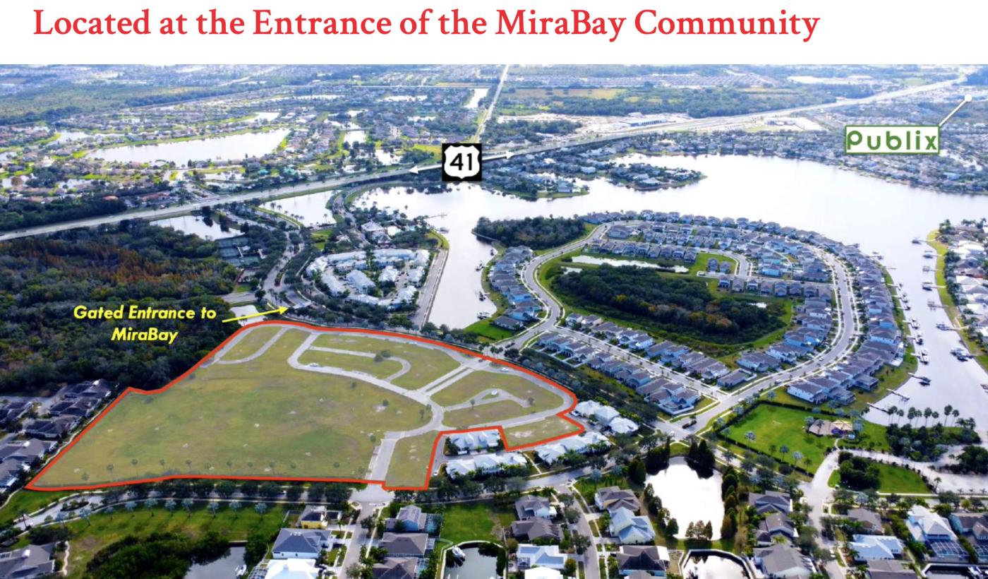 84 Townhome Lots in Gated Mirabay