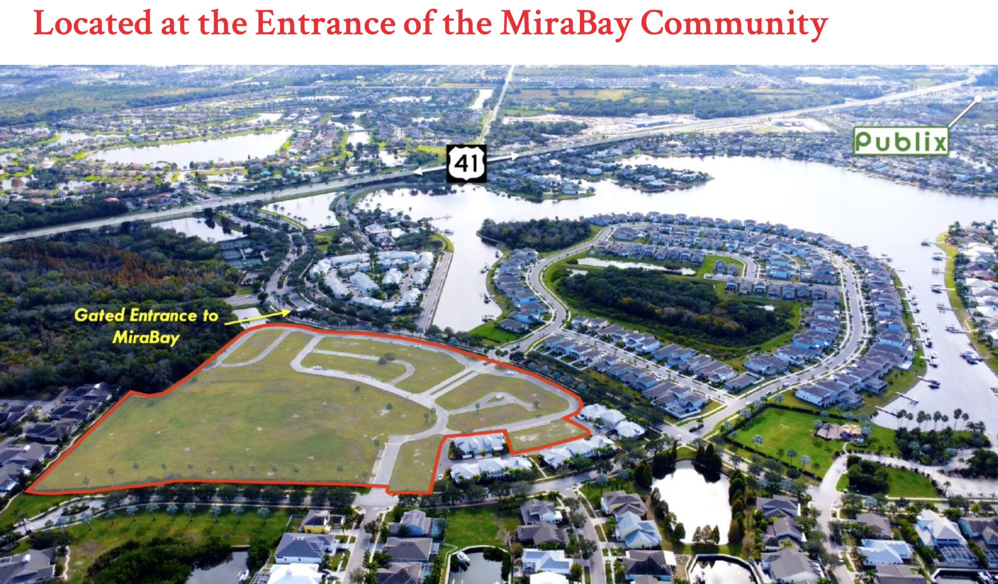 84 Townhome Lots in Gated Mirabay