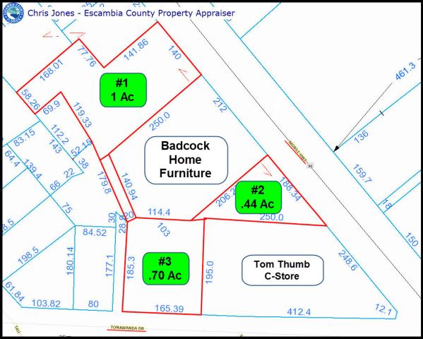 1 Acre Mobile Hwy Near Walmart