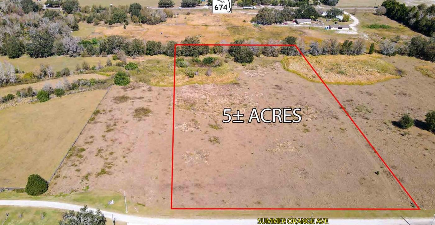 Build your Dream Home on 5 ac in Wimauma