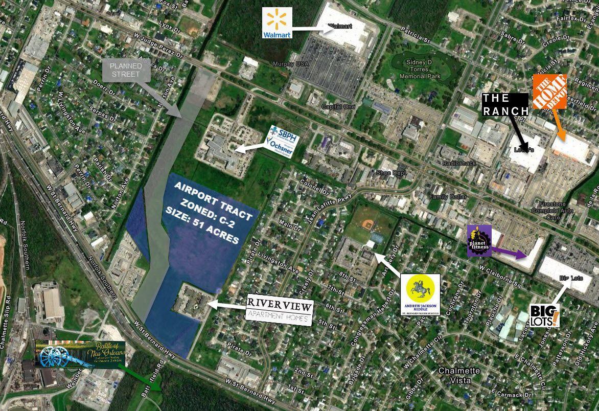 51 Acre Chalmette Development Site