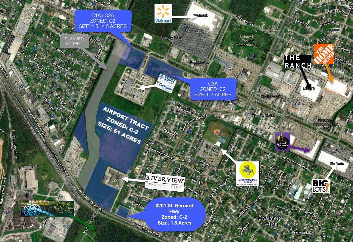 1.8 Acres St. Bernard Hwy