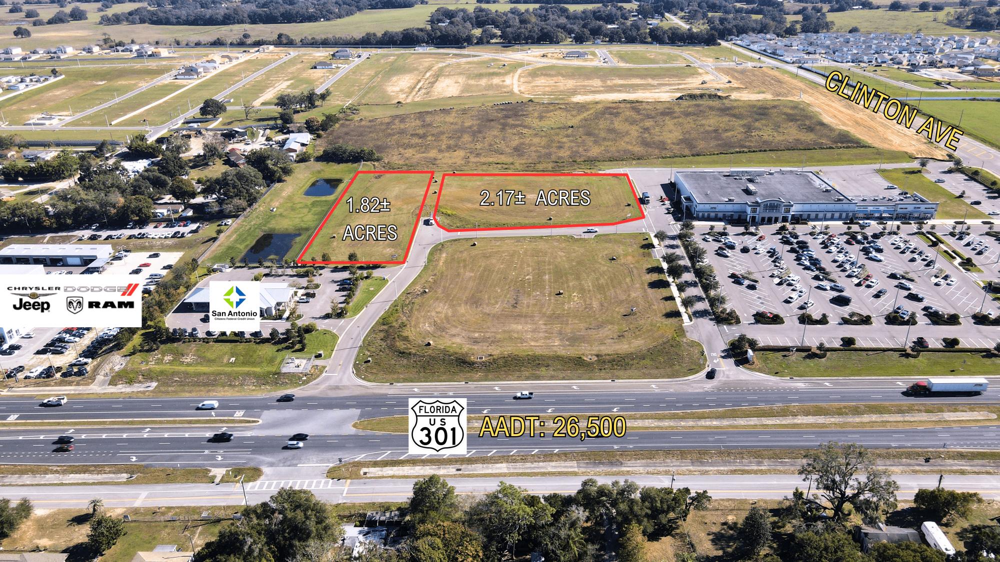 1.82 ac Comm Clinton Ave & 301 Dade City