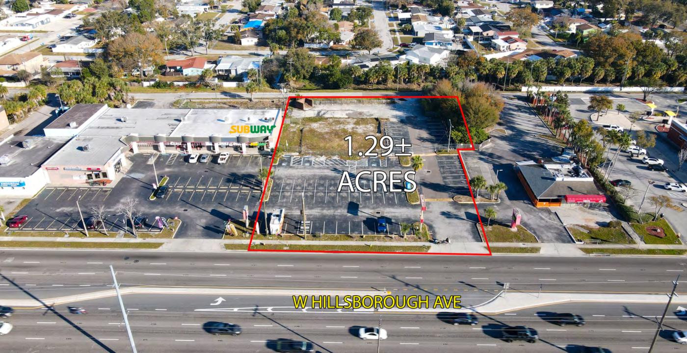1.29 ac Commercial on Hillsborough Ave