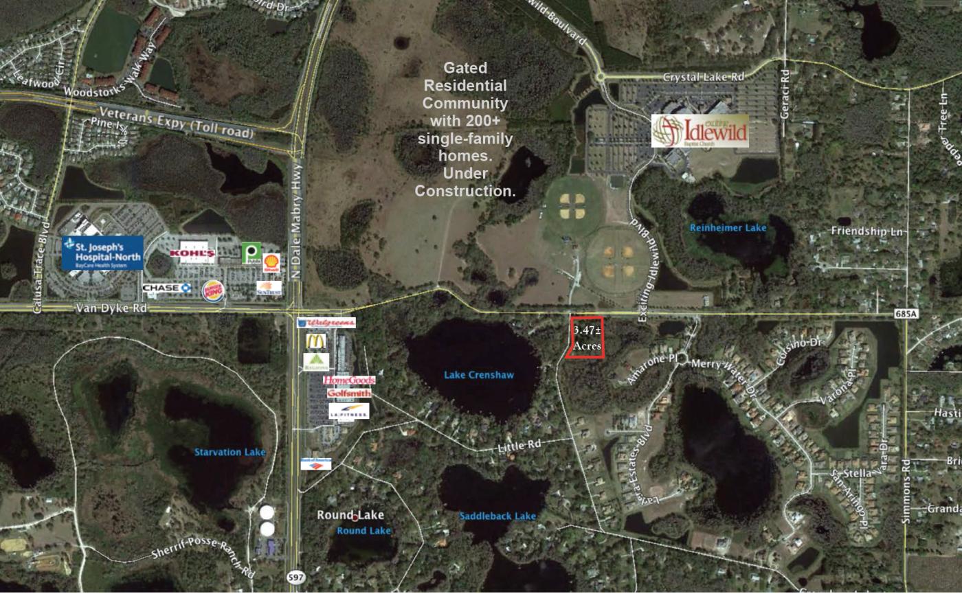 3.47+/- Acres off of Crenshaw Lake Rd at Van