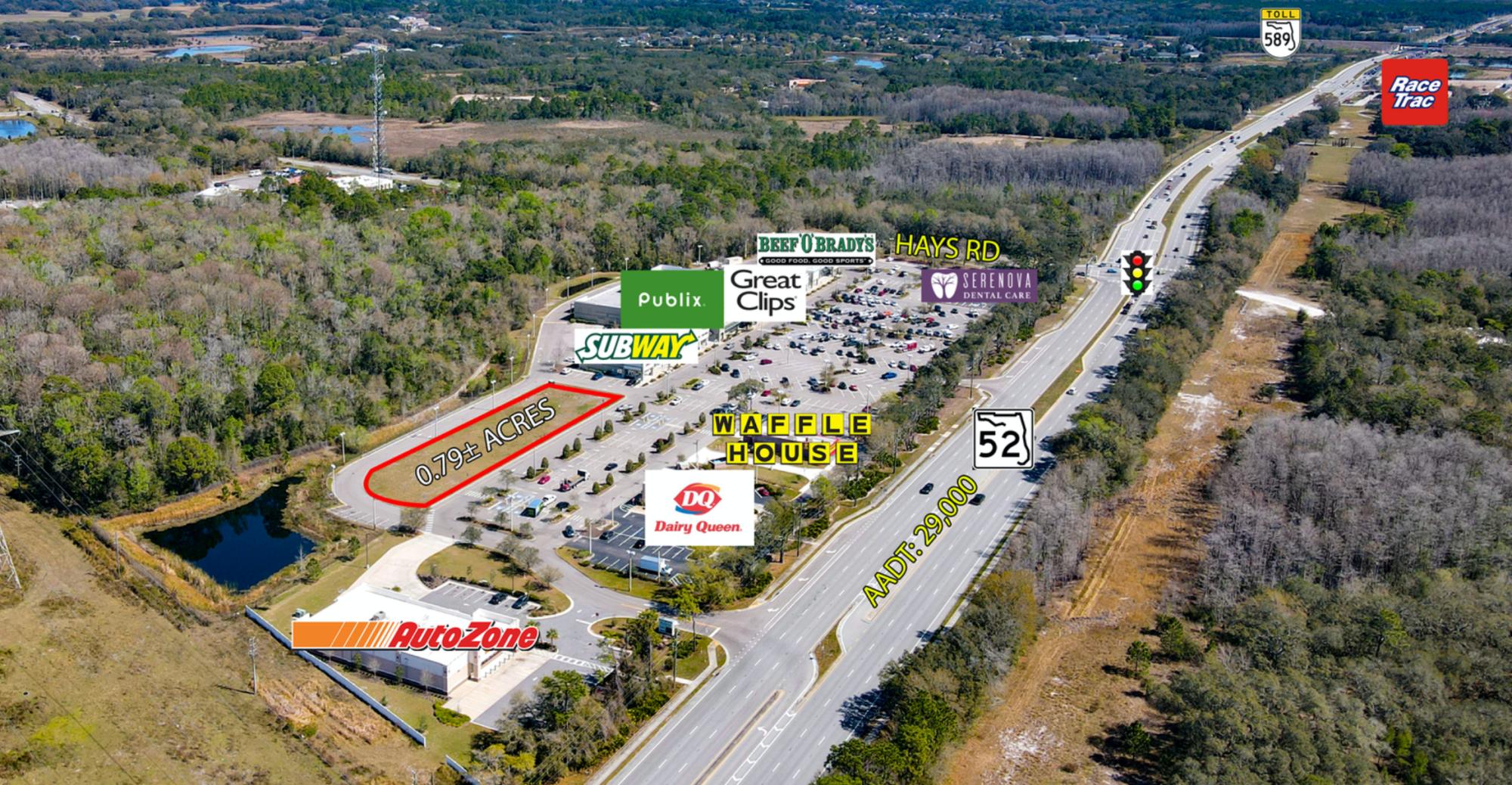 Pad Ready next to Publix for 20,000 SF
