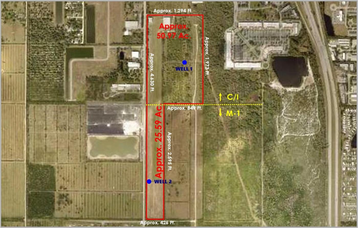 76.56 Acres Industrial / Multi-Fam
