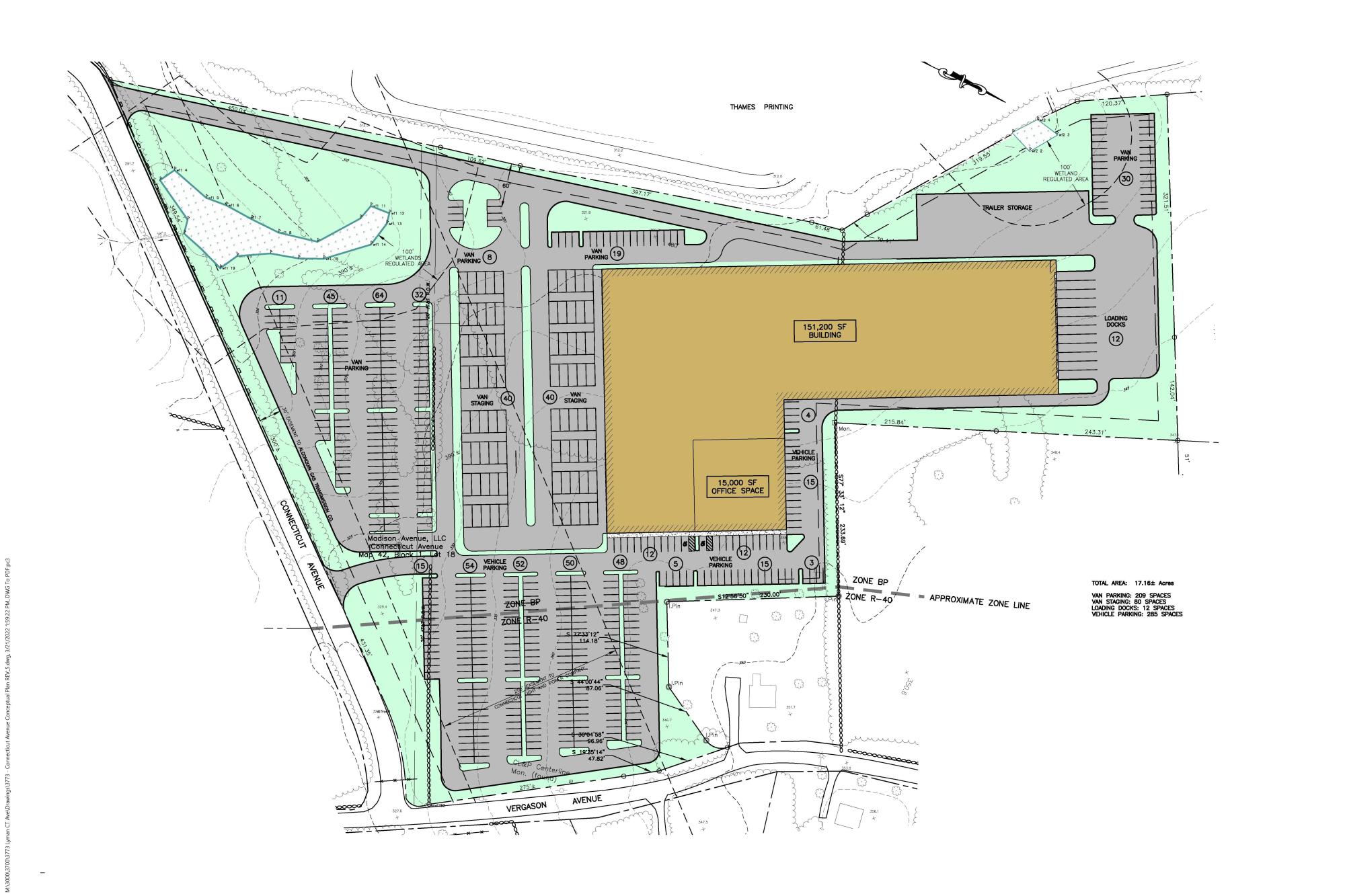 Proposed Data, Warehouse, w/On-Site Power Gen