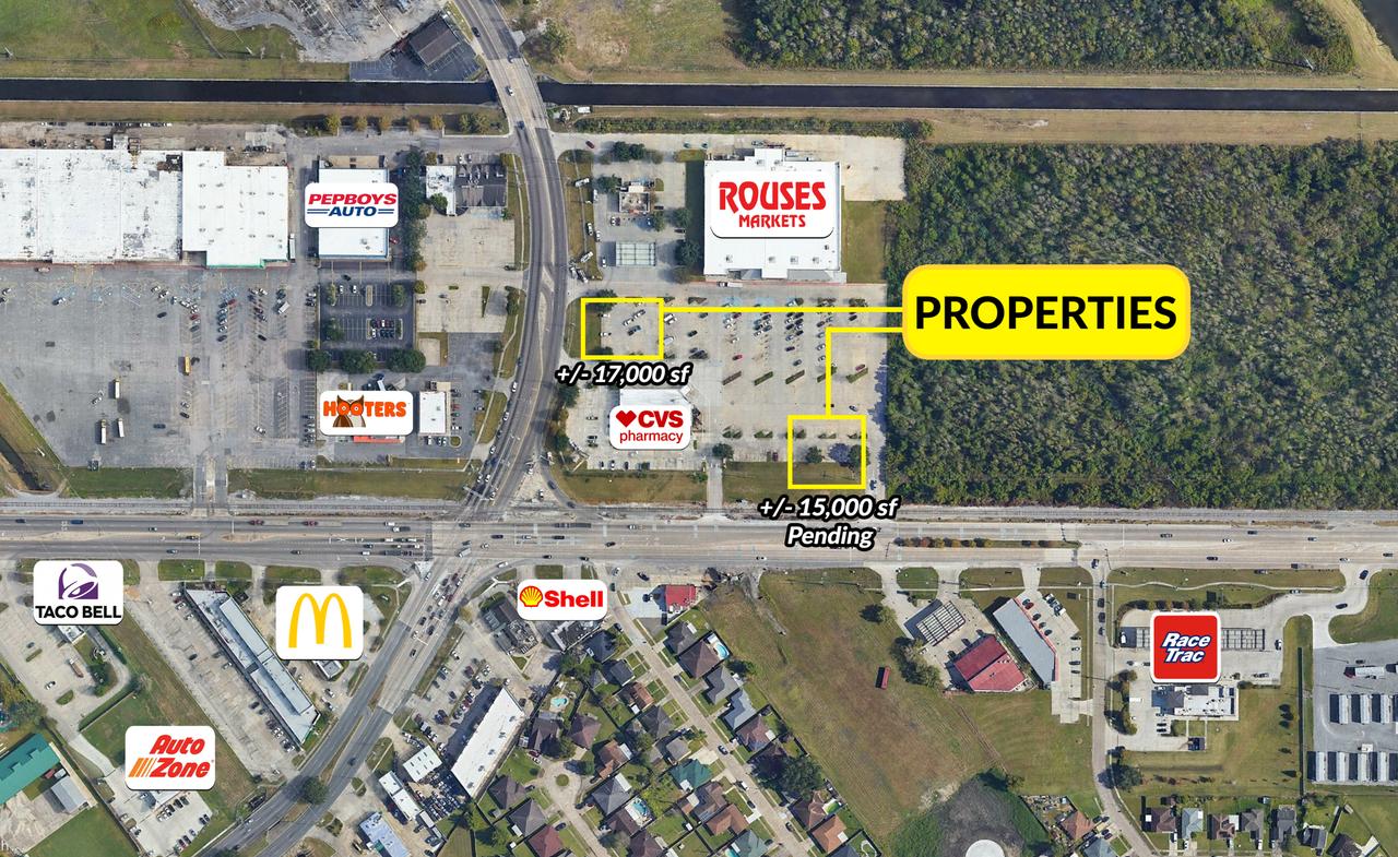 Gretna Rouse's Outparcels for Lease or BTS