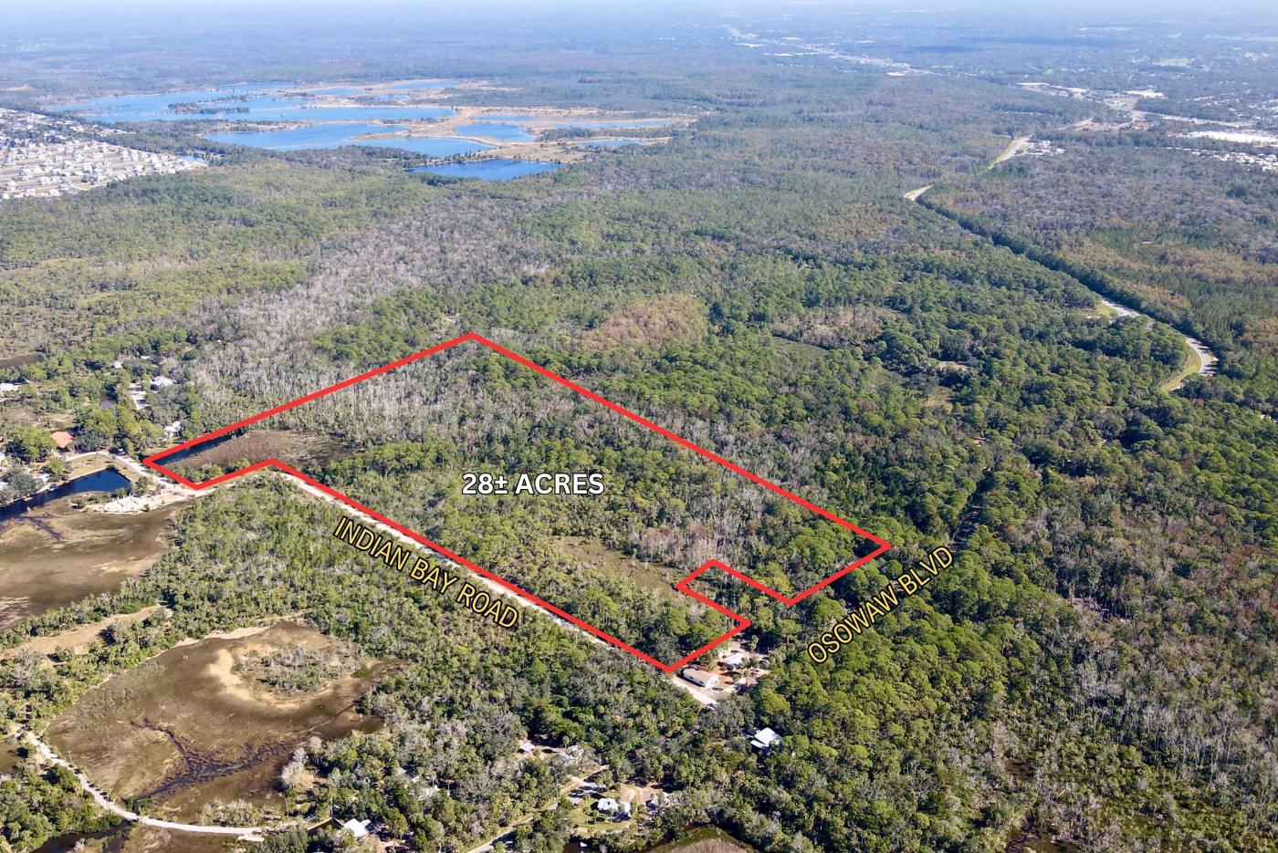 28 Acres of Wooded Land in Aripeka (Hernando)