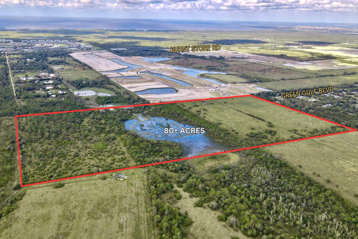 80 Acre Ranch in Burnt Store Village Area
