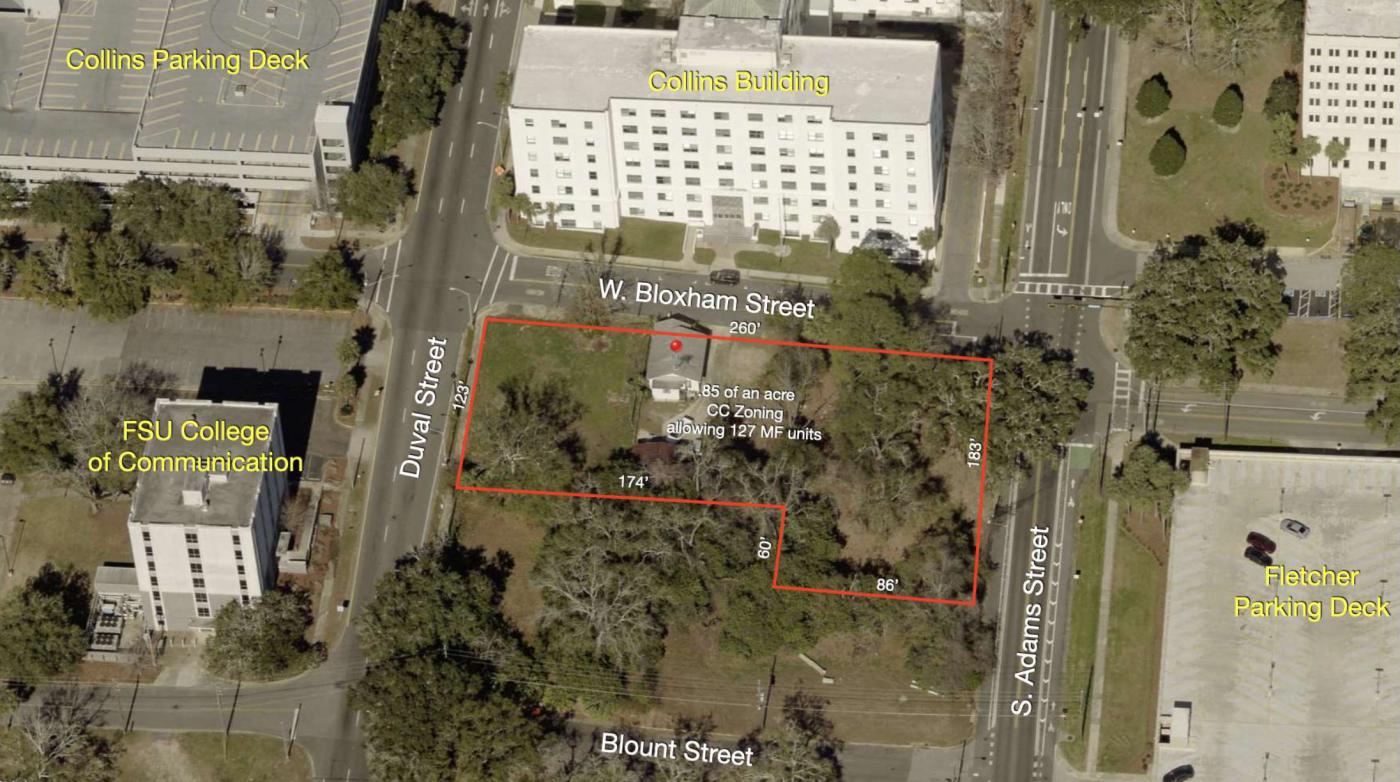 .85 ac Downtown Tallahassee for Hotel/Apts