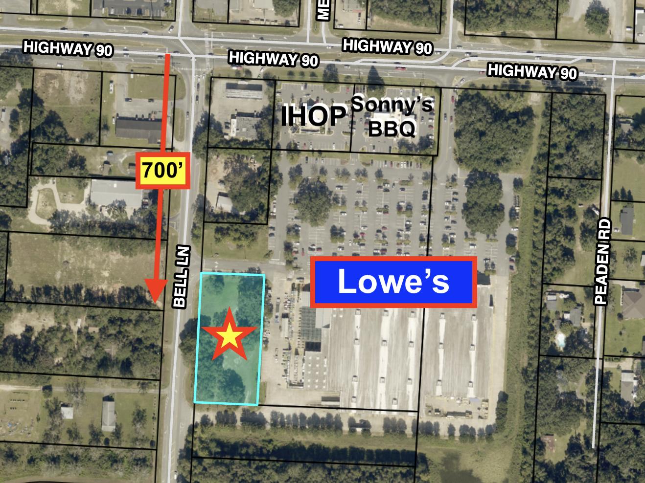 1.53 Acres - HCD Commercial - Next to Lowe's