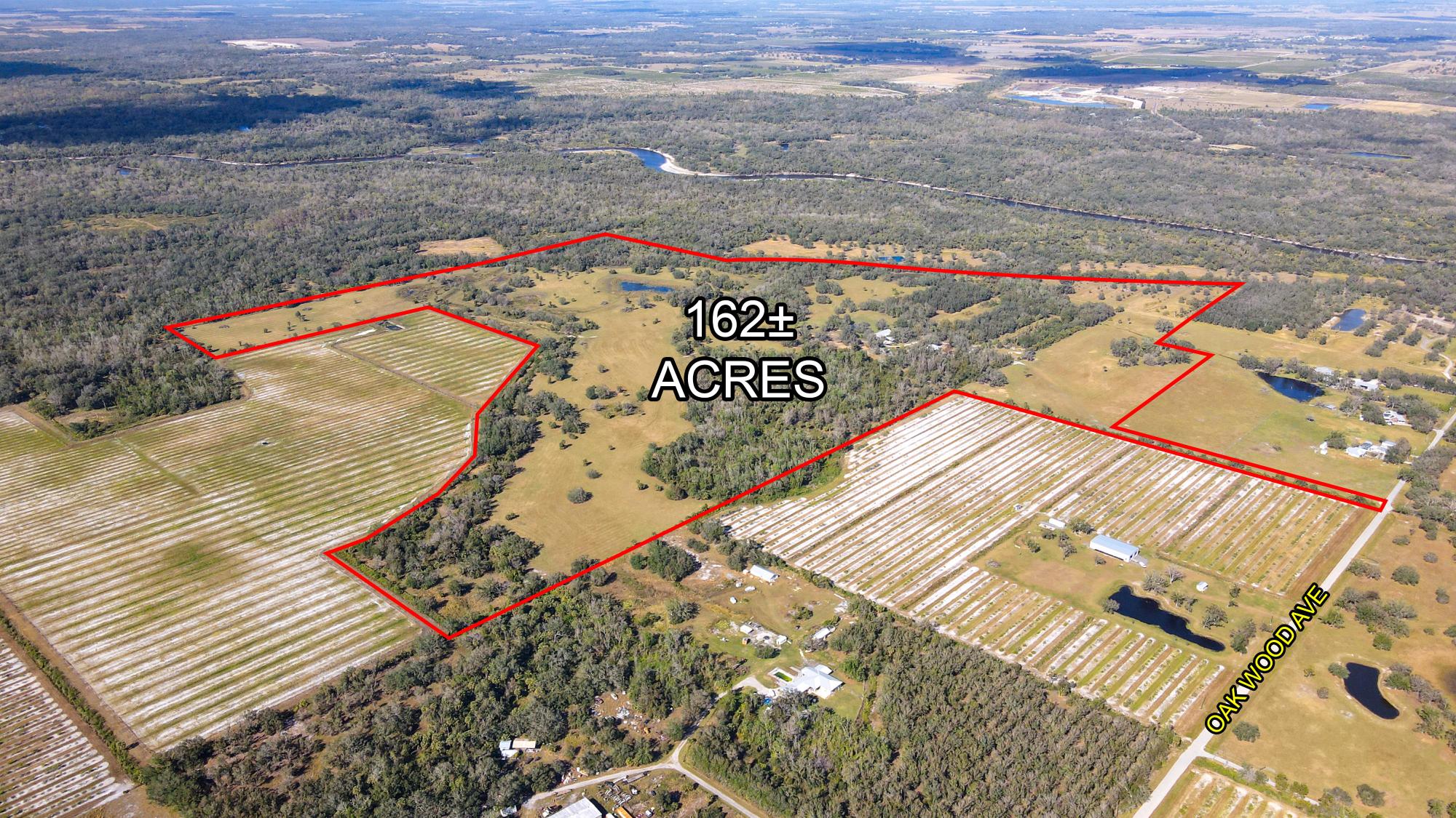 162 Acres in Arcadia with Single-Family Home