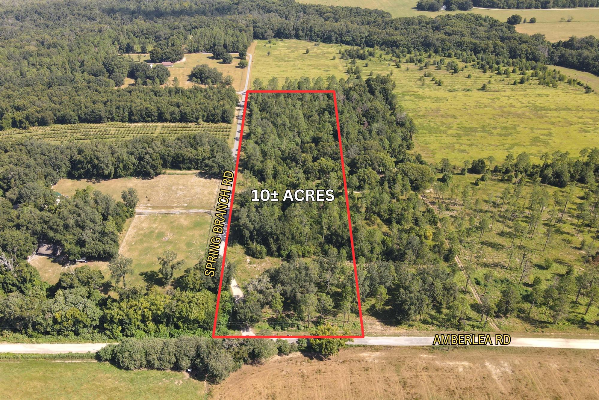 10 Acre Gently Rolling Lot in North Dade City