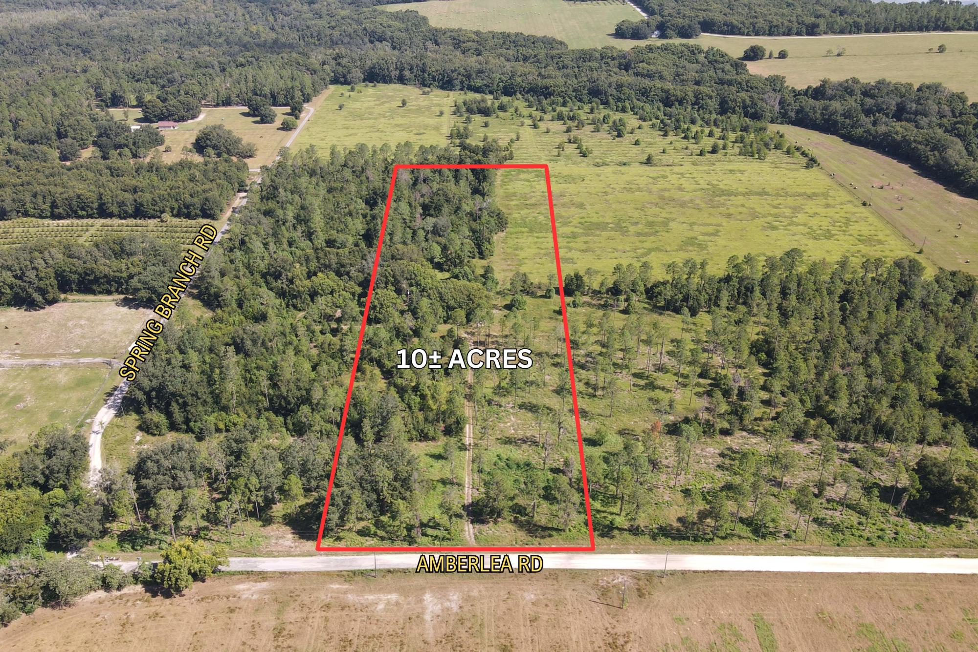 10 Acre Gently Rolling Lot in Rural Dade City