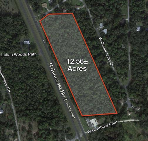 12.56 ac Fronting Suncoast Blvd Crystal River
